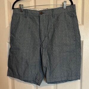 Steel & Jelly men’s blue floral flat front 9” inseam shorts size 32